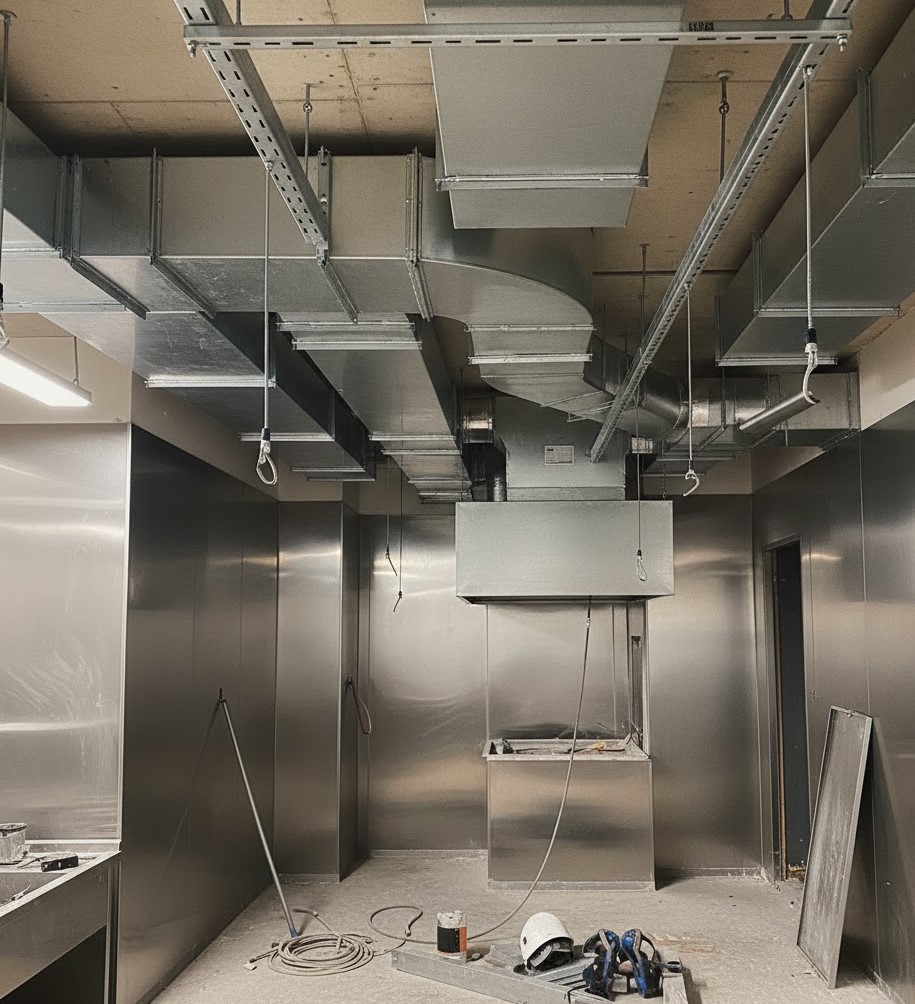 Dishwasher Duct Installation – Hotel Embassy Suites Aruba